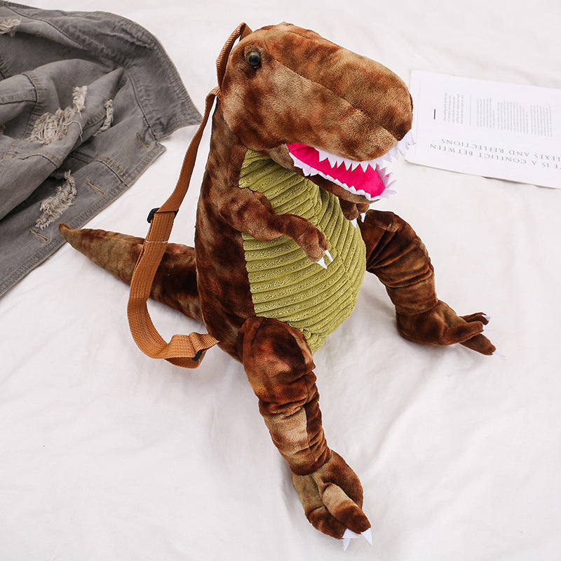 Gluschwein - Dinosaurier-Rucksack braun