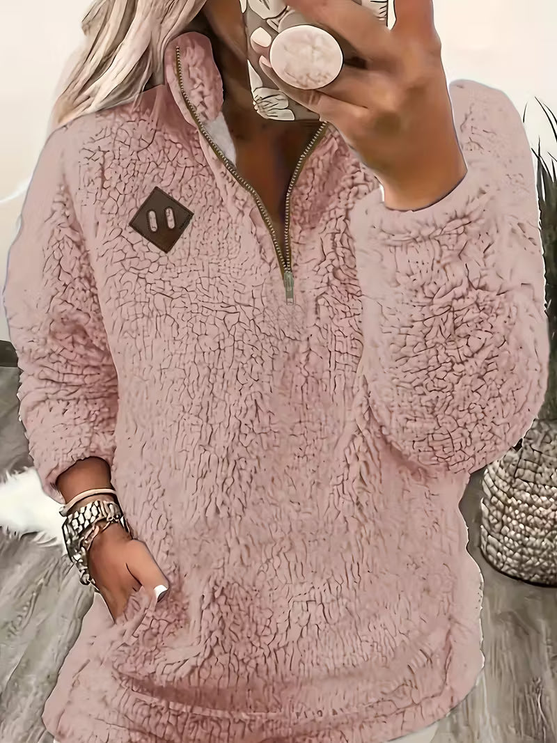 Humera - Elegante Langarmjacke Mit Reißverschluss