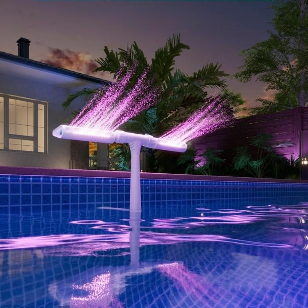 Gluschwein - HypnoMist™ – Verwandeln Sie Ihren Poolbereich in eine kühle, farbenfrohe nächtliche Oase