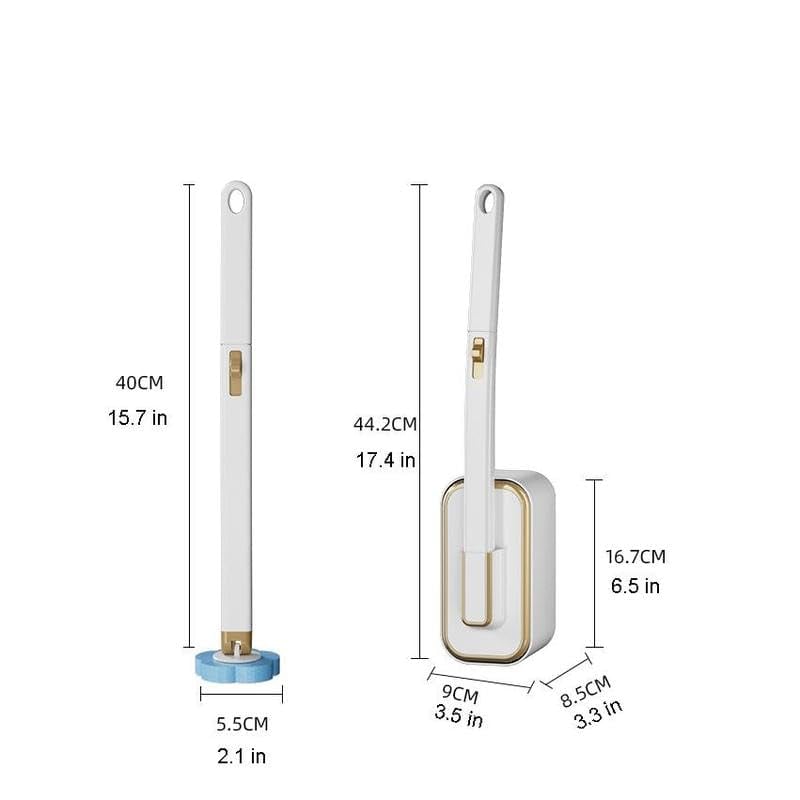Gluschwein - 50 000+ VERKAUFT!🚽💦Innovatives Einweg-Toilettenbürstenset zur Wandmontage✨