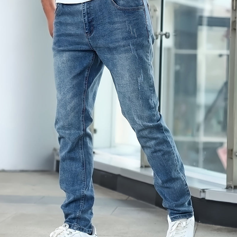 Gluschwein - 👖 50% RABATT! 🔥 Moderne Slim-Fit-Stretchjeans für Herren – Bequemer Stretch, Moderne Passform & Vielseitiger Alltagslook 💙