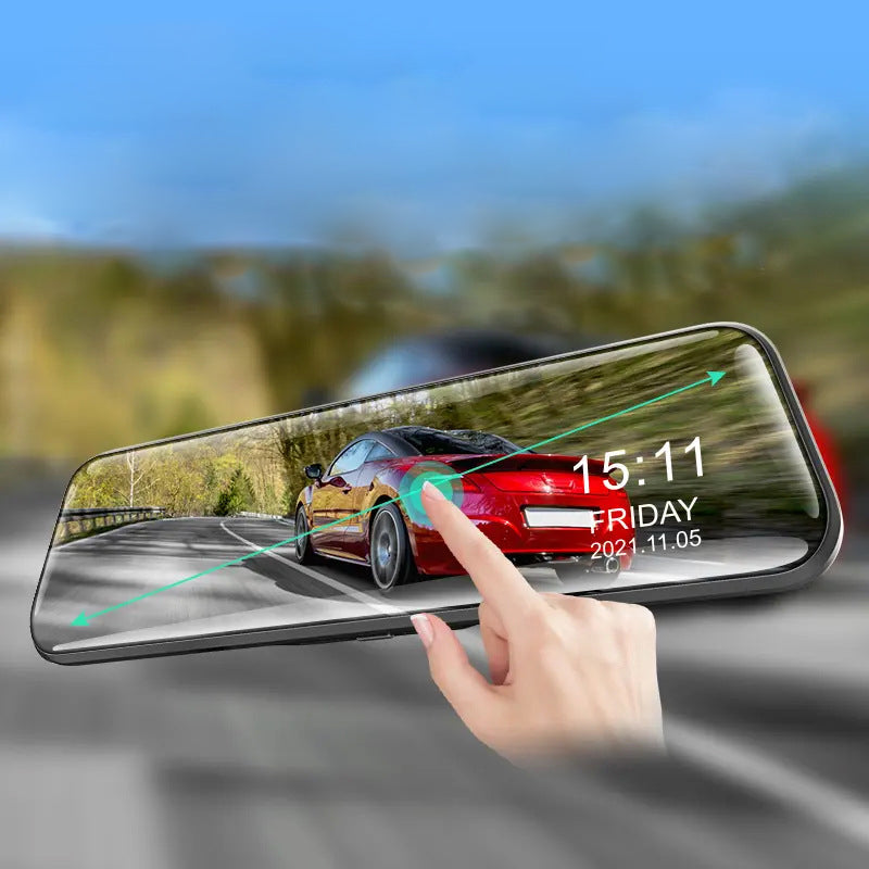 ⏰【Nur für kurze Zeit: 50 % Rabatt】👁️10-Zoll-Rückfahrkamera & Dashcam mit vollem Touchscreen – 1296P HD-Nachtsicht, Dual-Objektiv – ideal für sicheres Fahren & Parken🚗📹