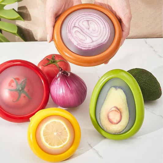 FlexiSeal Caps - Halt dein Obst und Gemüse tagelang knackfrisch und lebendig!