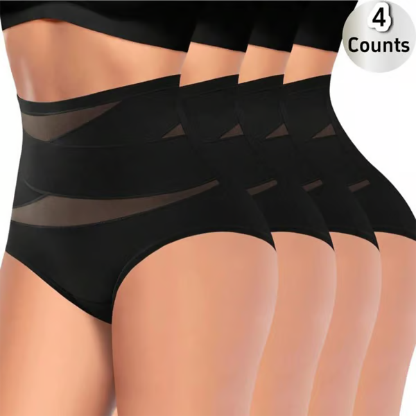 🌸Letzter Tag – Kaufe 1 erhalte 3 gratis!✨Hoch taillierte Formhose in Übergröße mit Bauchstraffung