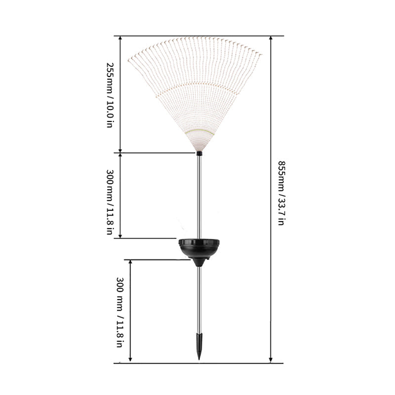 Gluschwein - Wasserdichte Solargarten-Feuerwerkslampe