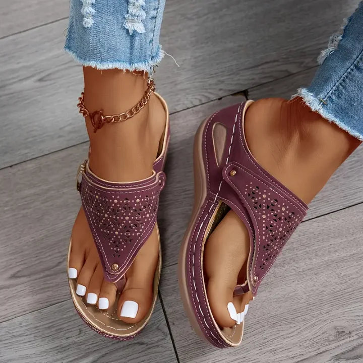 Tiara | Sandales compensées élégantes