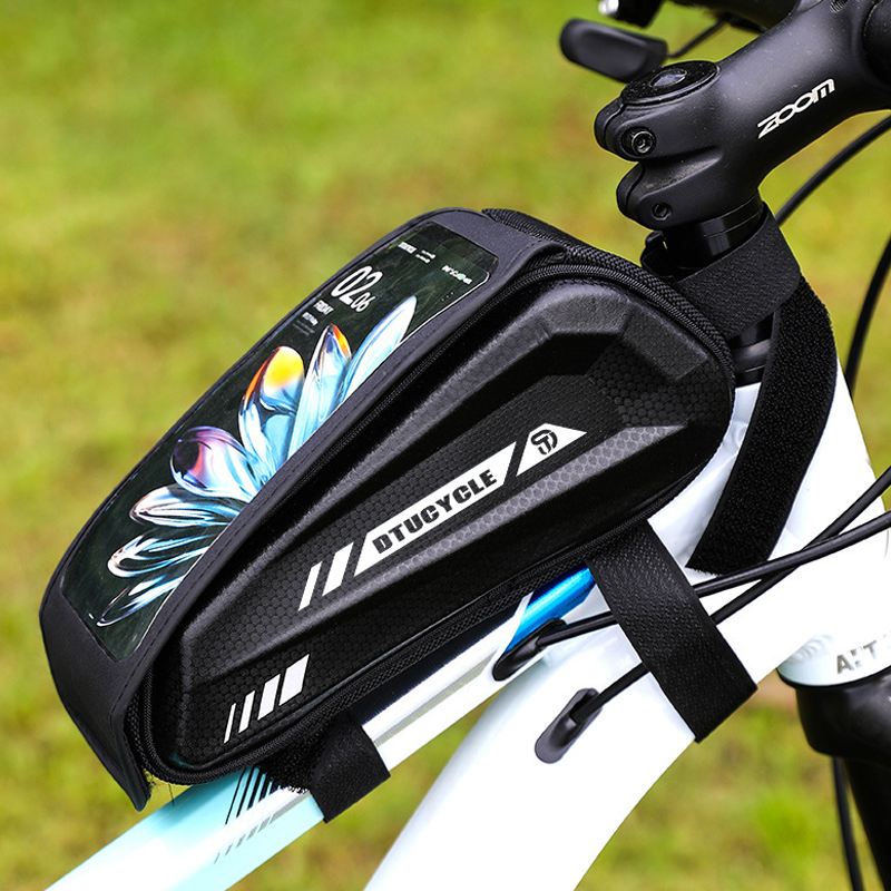 Gluschwein - 🚴50% RABATT! 📱 Wasserdichte Fahrrad Oberrohrtasche – Hardcase Handyhalter, Perfekt für MTB & Rennrad 🗺️
