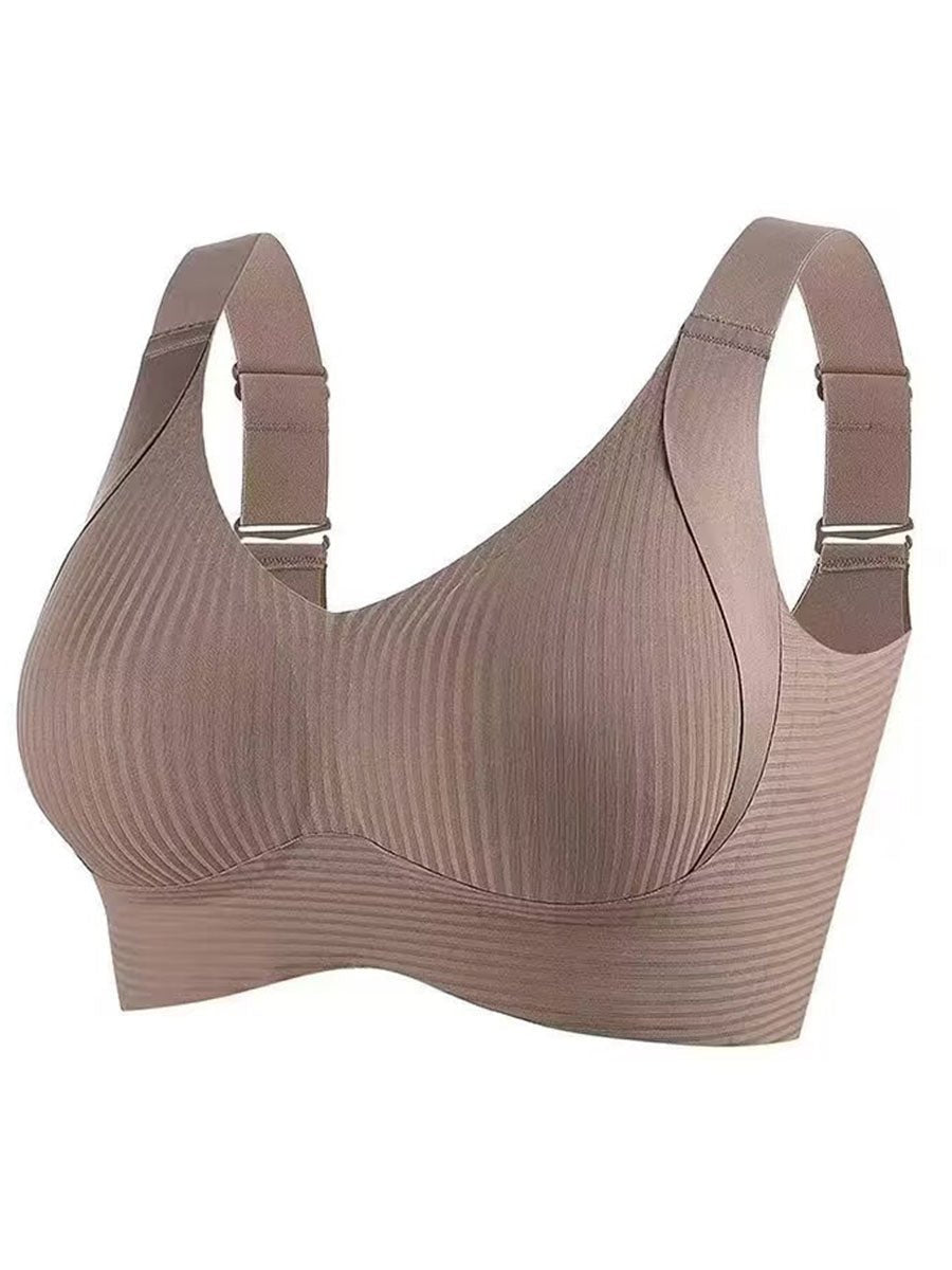 Gluschwein - 🔥50% Rabatt für begrenzte Zeit💕Gerippter Push-up-BH für Frauen, verstellbar, kabellos