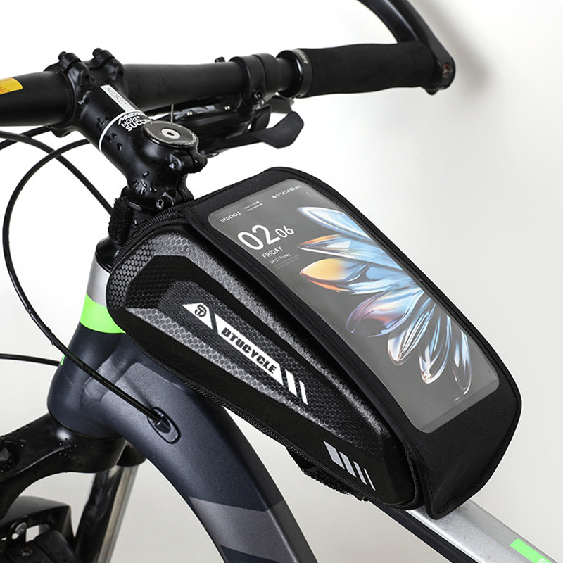 Gluschwein - 🚴50% RABATT! 📱 Wasserdichte Fahrrad Oberrohrtasche – Hardcase Handyhalter, Perfekt für MTB & Rennrad 🗺️