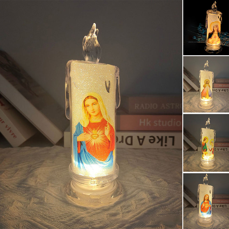 Velas de oración LED sin llama