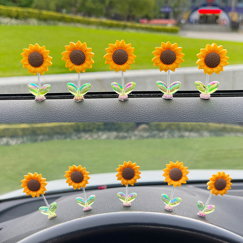 Gluschwein - Niedliches Sonnenblumen-Autoornament