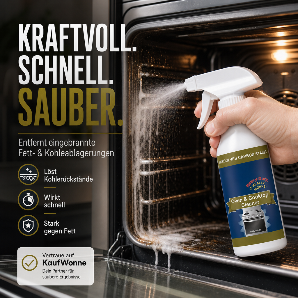 Gluschwein - 📢📢50 % Rabatt!!🎁✨ Hochwirksames Reinigungsspray für Backöfen und Kochfelder