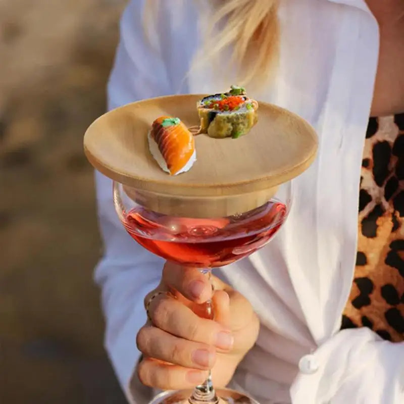 WineDish - assiette à vin pour porte-verre