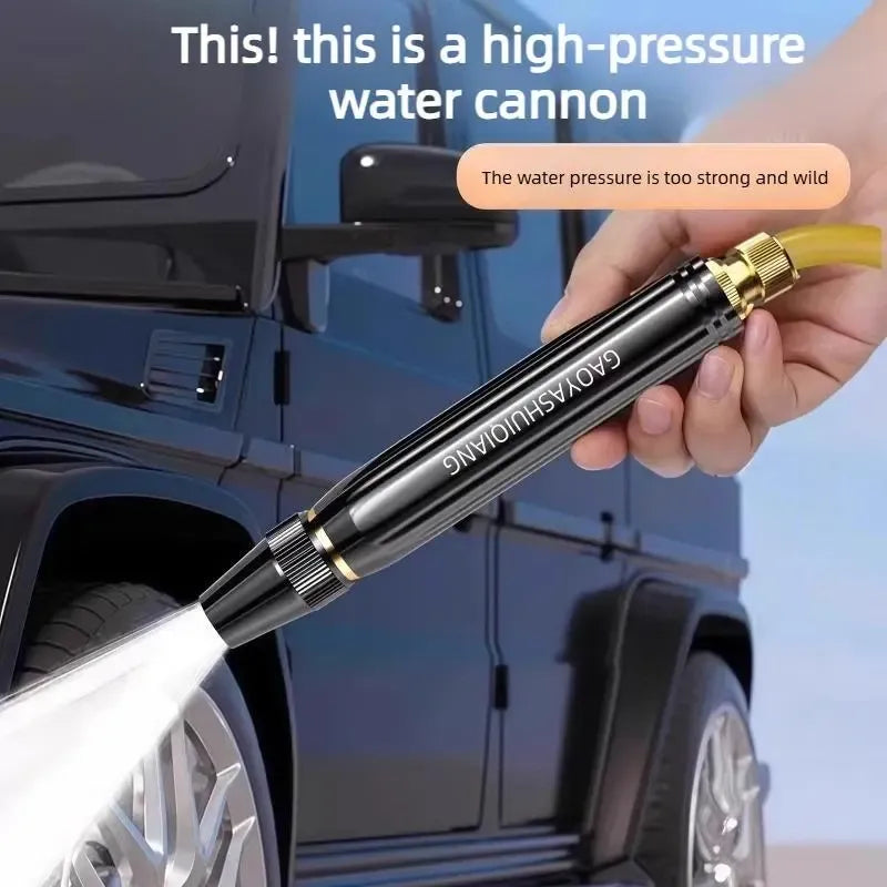 ⏰LETZTER TAG: 2 kaufen, 1 gratis!!🔥Hochdruck-Autowaschpistole für zu Hause mit Druckerhöhungsdüse und Schlauch – ein Muss für die Bewässerung von Pflanzen und Gemüse sowie zum Autowaschen.👍💦