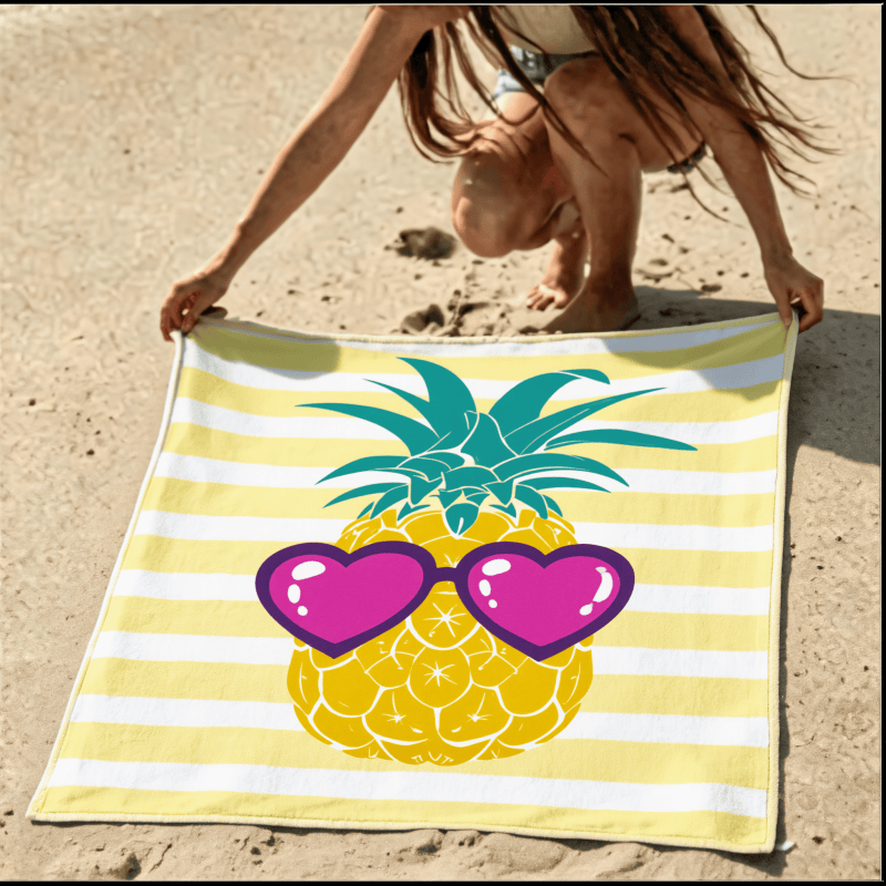 Gluschwein - 🌞Frühlingserwachen: 50% Rabatt!🏖 2-in-1 Strandtuch + Handtaschen-Set | 100 % Bio-Baumwolle, sandabweisendes Design