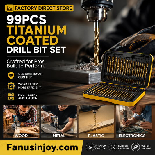 Gluschwein - 🔥Nur für kurze Zeit: 50 % Rabatt!🔧 Hocheffizientes Werkzeug, das von erfahrenen Handwerkern geschätzt wird! Direkt vom Hersteller: 99-teiliges Set titanbeschichteter Bohrer.