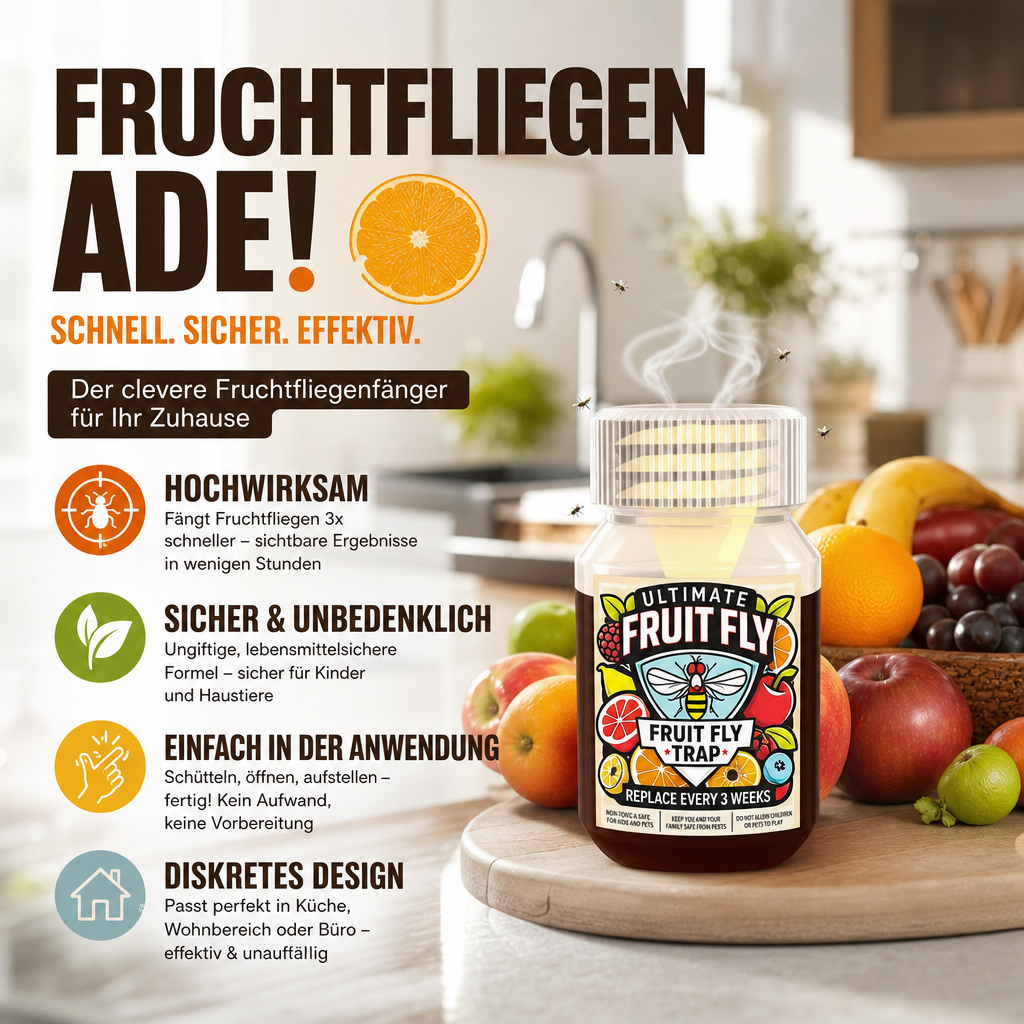 🔥 Heute -50 % 🍎 Lockstoff für Fruchtfliegenfallen
