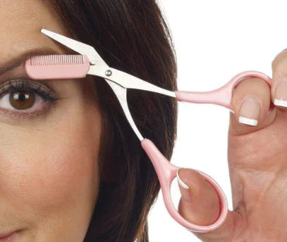 Ciseaux à sourcils polis - ciseaux à sourcils en acier inoxydable