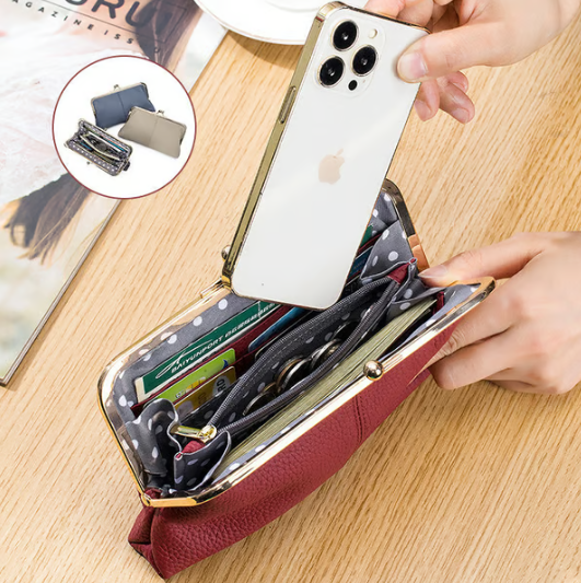 Gluschwein - 👜Lange Geldbörse aus hochwertigem Echtleder | Elegant & günstig