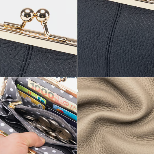 Gluschwein - 👜Lange Geldbörse aus hochwertigem Echtleder | Elegant & günstig