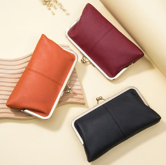 Gluschwein - 👜Lange Geldbörse aus hochwertigem Echtleder | Elegant & günstig