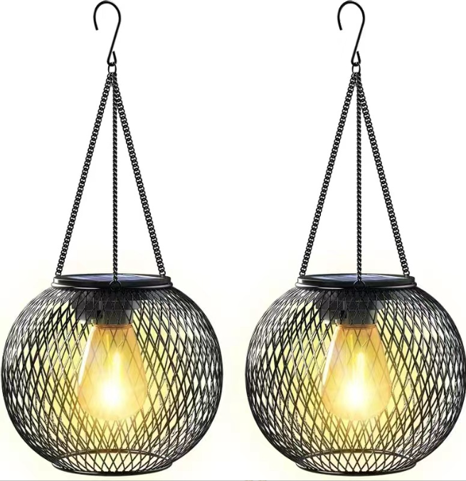 🌞💎 -50% Retro Solar-Hängelampe 💡✨ IP65 wasserdicht, 12h Leuchtdauer, umweltfreundlich für Garten & Terrasse