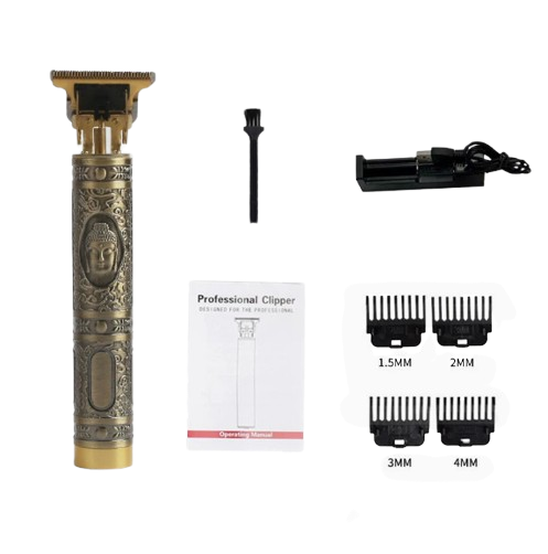 Gluschwein - 🎁Kabelloser Retro-Haarschneider | Nano-Titan-Klingen✂️ 4 Kammaufsätze🦾 Extrem leistungsstarker Motor