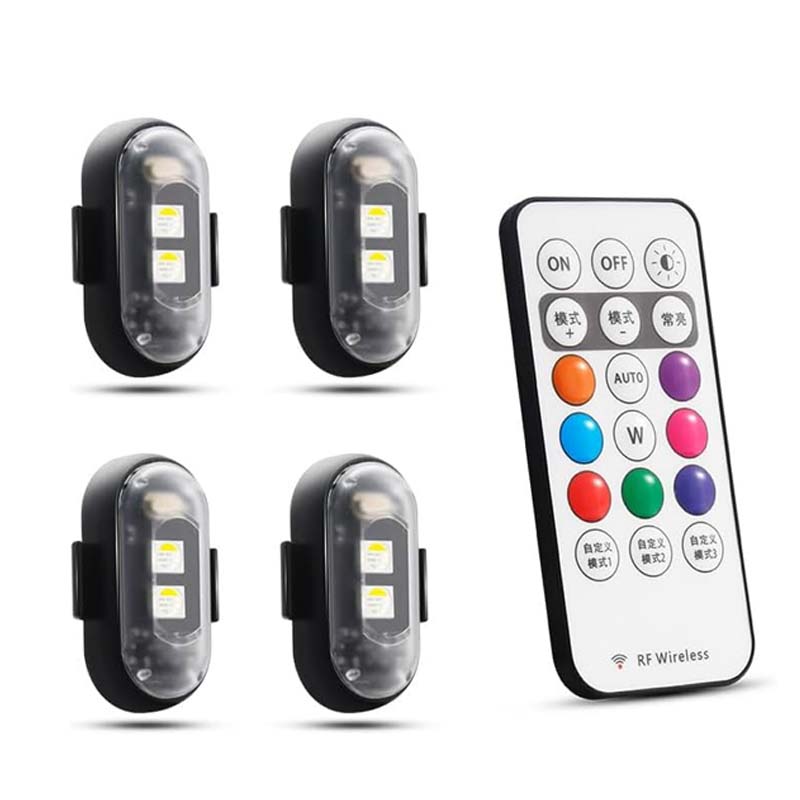 Kit de lumières LED colorées pour voiture, lumières LED d'été pour voiture