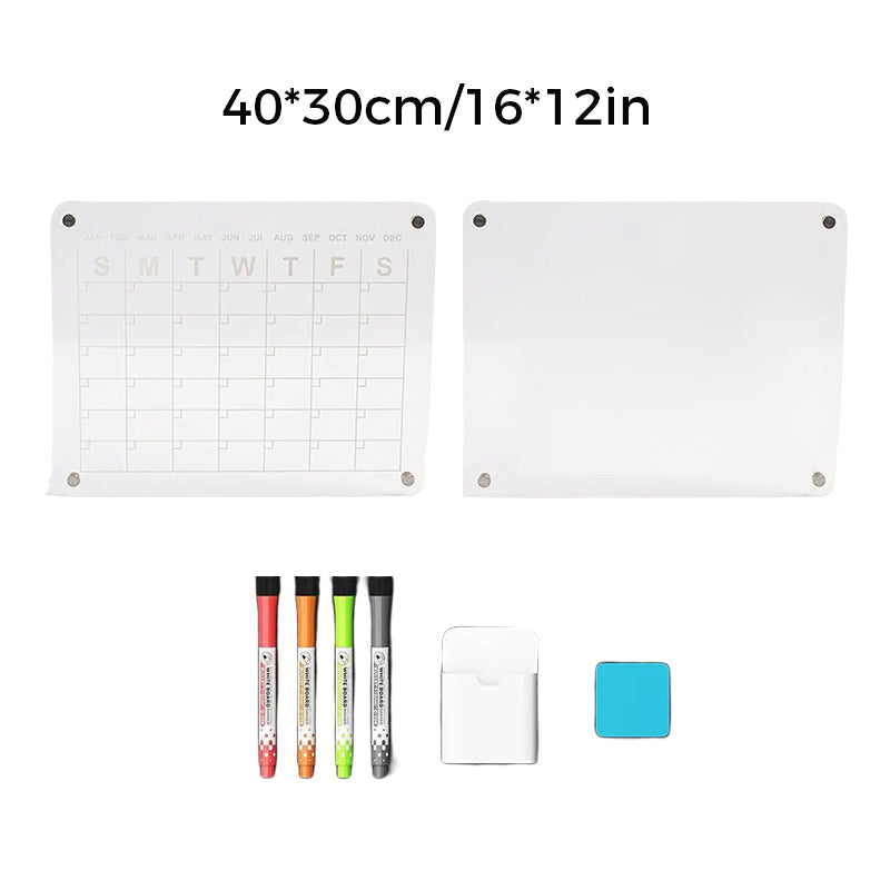 Gluschwein - Magnetischer Kühlschrankkalender Trocken abwischbar 40*30cm