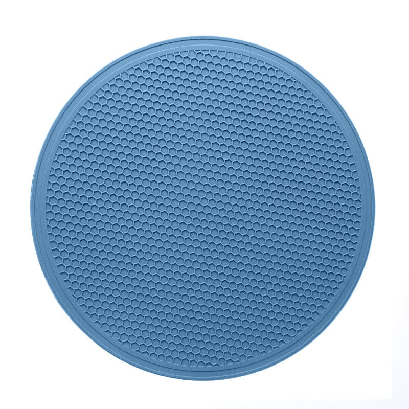 Gluschwein - Mikrowellenmatte Silikonabdeckung Pad blau