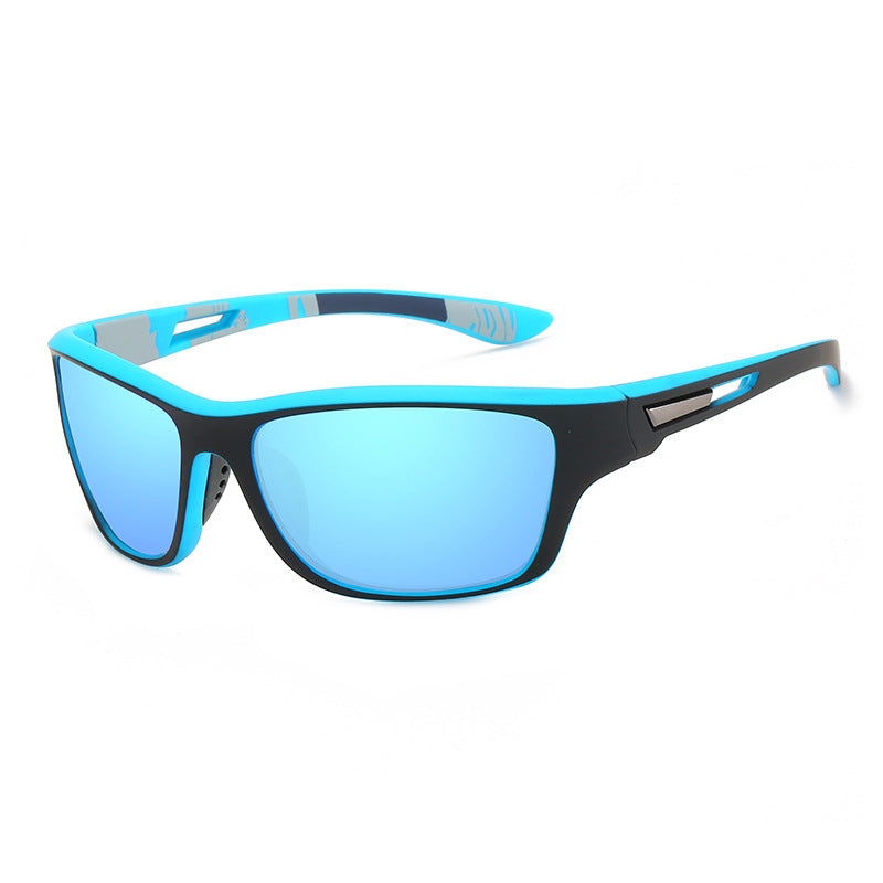 Gluschwein - Blendfreie Outdoor-Sportsonnenbrille mit polarisierten Gläsern Blau