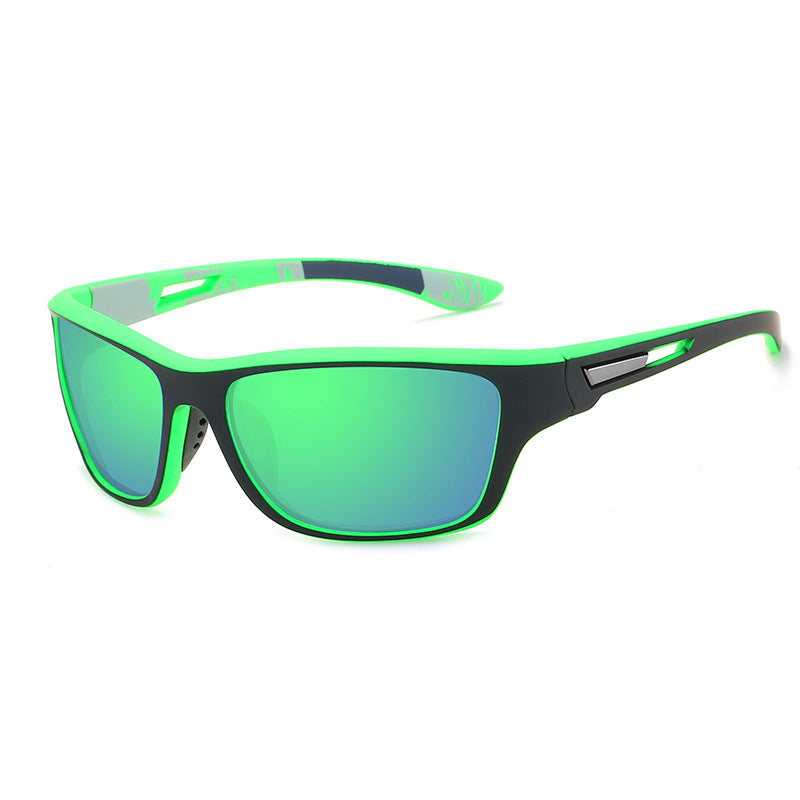 Gluschwein - Blendfreie Outdoor-Sportsonnenbrille mit polarisierten Gläsern Grün