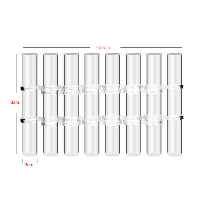 Gluschwein - Kreative Reagenzglasvase aus Glas 3* 18CM 8