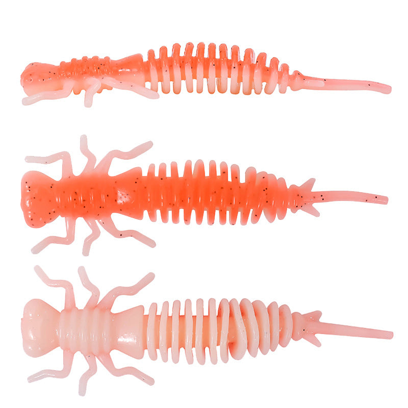 Gluschwein - Insektenköder aus weichem Gummi Rot