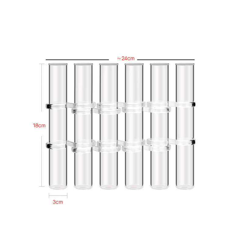 Gluschwein - Kreative Reagenzglasvase aus Glas 3* 18CM 6