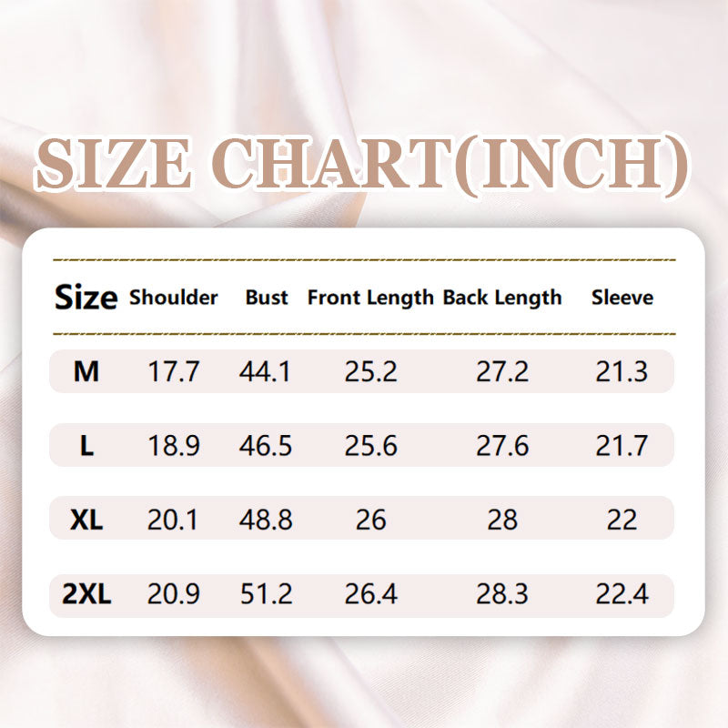🎀Muttertag Sonderangebot 49% Rabatt🎁Elegantes Satinhemd für Damen
