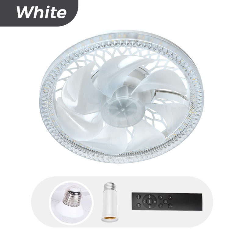 💥2-in-1 stummes, einstellbares Ventilatorlicht mit Fernbedienung