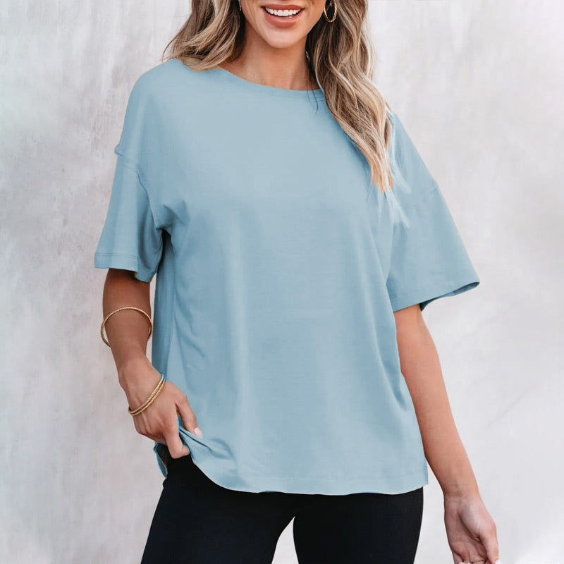 Gluschwein - 😍Zeitlich begrenzter Rabatt 49% 💥Lässiges Damen-T-Shirt mit Rundhalsausschnitt