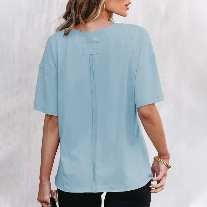 Gluschwein - 😍Zeitlich begrenzter Rabatt 49% 💥Lässiges Damen-T-Shirt mit Rundhalsausschnitt
