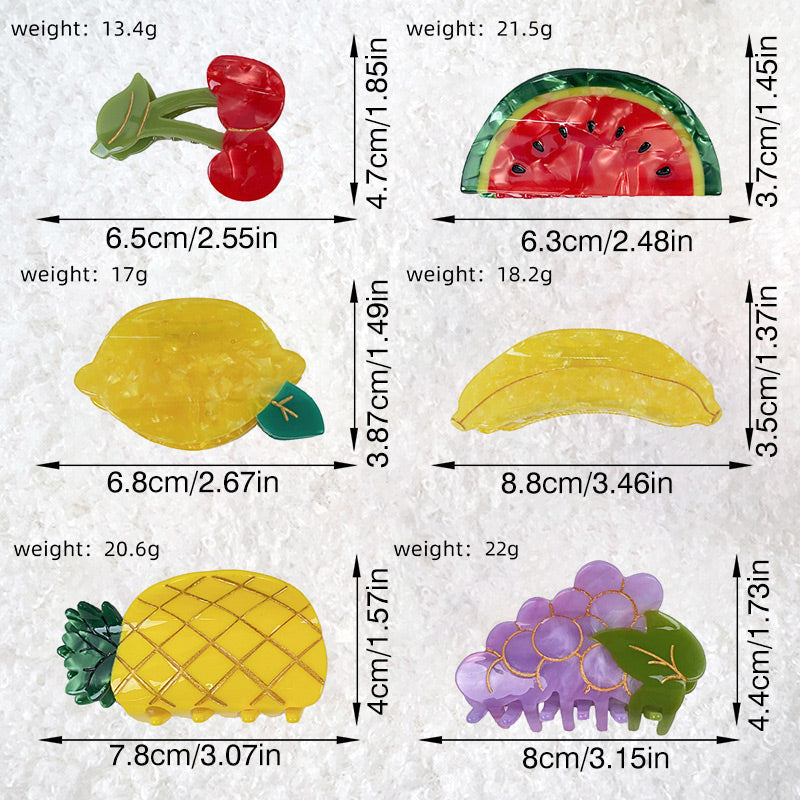 Gluschwein - Kreative Frucht Haarklammer