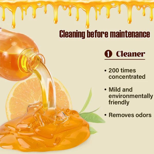 🍊 Natürliche Holzpolitur mit Bienenwachs & Orangenöl – 120 ml – reinigt, poliert & schützt lackierte & unlackierte Möbel, Holzböden – ungiftig, sicher für Kinder & Haustiere
