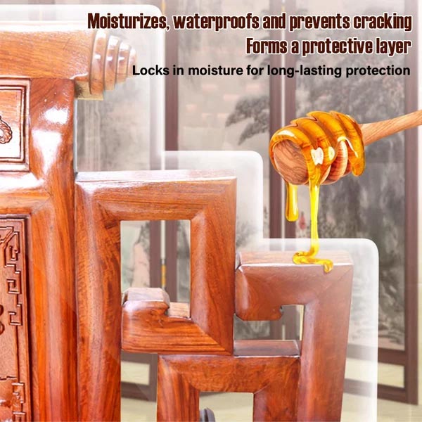 🍊 Natürliche Holzpolitur mit Bienenwachs & Orangenöl – 120 ml – reinigt, poliert & schützt lackierte & unlackierte Möbel, Holzböden – ungiftig, sicher für Kinder & Haustiere