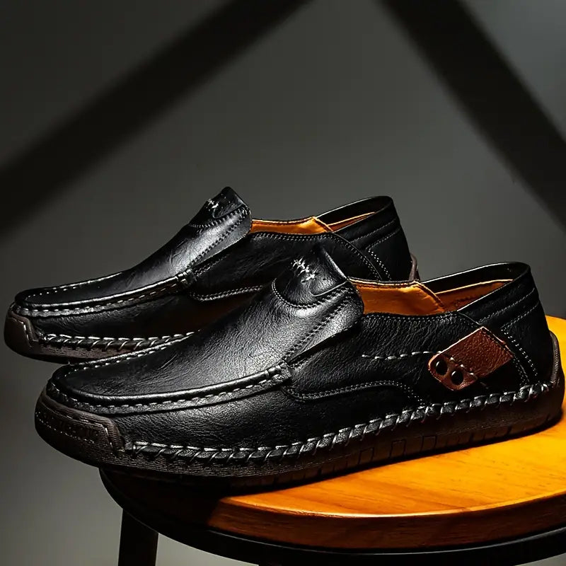 👞 50% RABATT! 🔥 Atmungsaktive Kalbsleder-Klassische Lederschuhe für Herren – Bequeme Passform, Zeitloses Design & Ideal Für Arbeit & Freizeit ✨