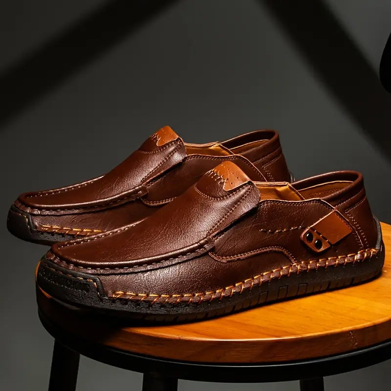 👞 50% RABATT! 🔥 Atmungsaktive Kalbsleder-Klassische Lederschuhe für Herren – Bequeme Passform, Zeitloses Design & Ideal Für Arbeit & Freizeit ✨