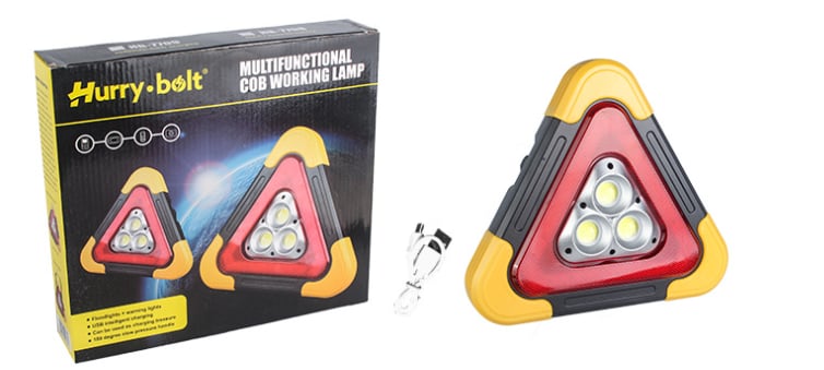 🚗🆘3-IN-1 Dreieckige Solar-Notfall-Signalleuchte für den Straßenrand✨