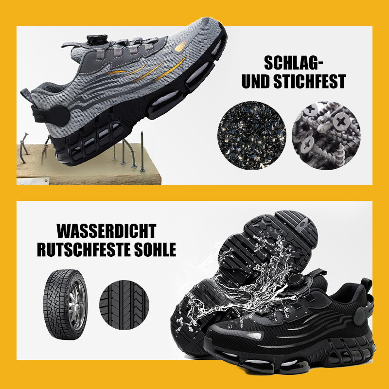 🔥Solange der Vorrat reicht 50 % Rabatt!🎉Unisex stylische rutschfeste Sicherheitsschuhe mit Anti-Schock-Noppe