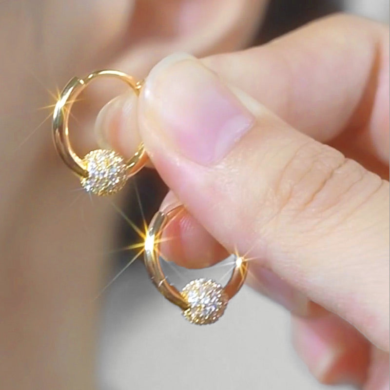 💫【 LIMITED-TIME 50% RABATT!】 👑 Goldene Kugelohrringe – Zart, Leicht & Zeitlos Elegant ✨|Das perfekte Muttertagsgeschenk