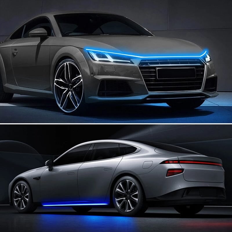 🚗 50% RABATT! 💡 LED-Motorhaubenbeleuchtung – Durchgehende Lichtleiste, einfache Nachrüstung & stilvolles Design – Perfekt für Kühlergrill & individuelle Fahrzeugoptik ✨