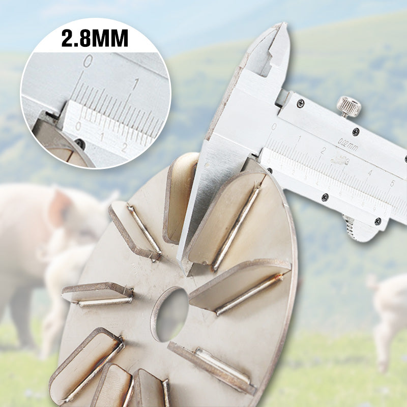 🐄 LIMITED-TIME 50% RABATT! ✨ Tier-Entfilzungswerkzeug – Edelstahl, Winkelschleifer-Kompatibel, Für Nutztiere 🔧