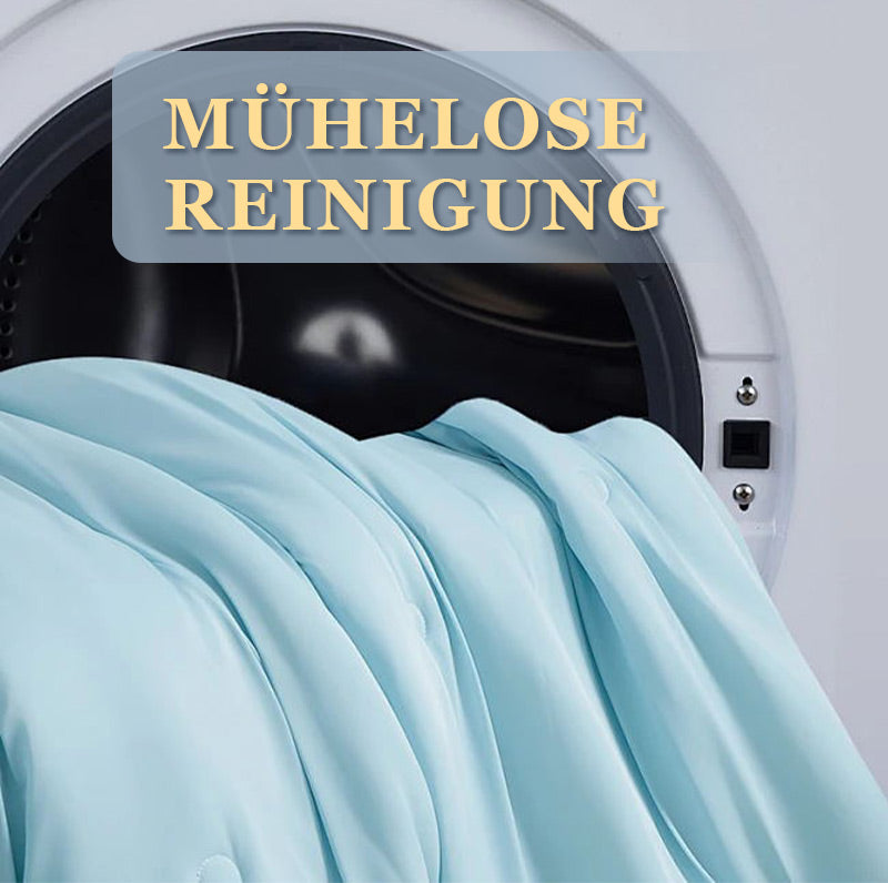 Waschbare, kühlende 4-teilige Bettwäsche – Perfekt für heiße Nächte! 🌙❄️